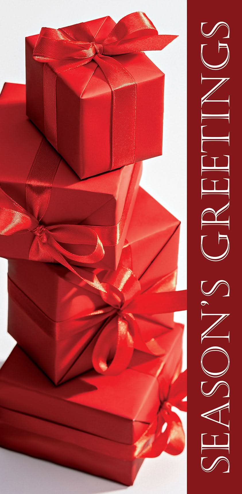 All Wrapped Up Single Vinyl Banner