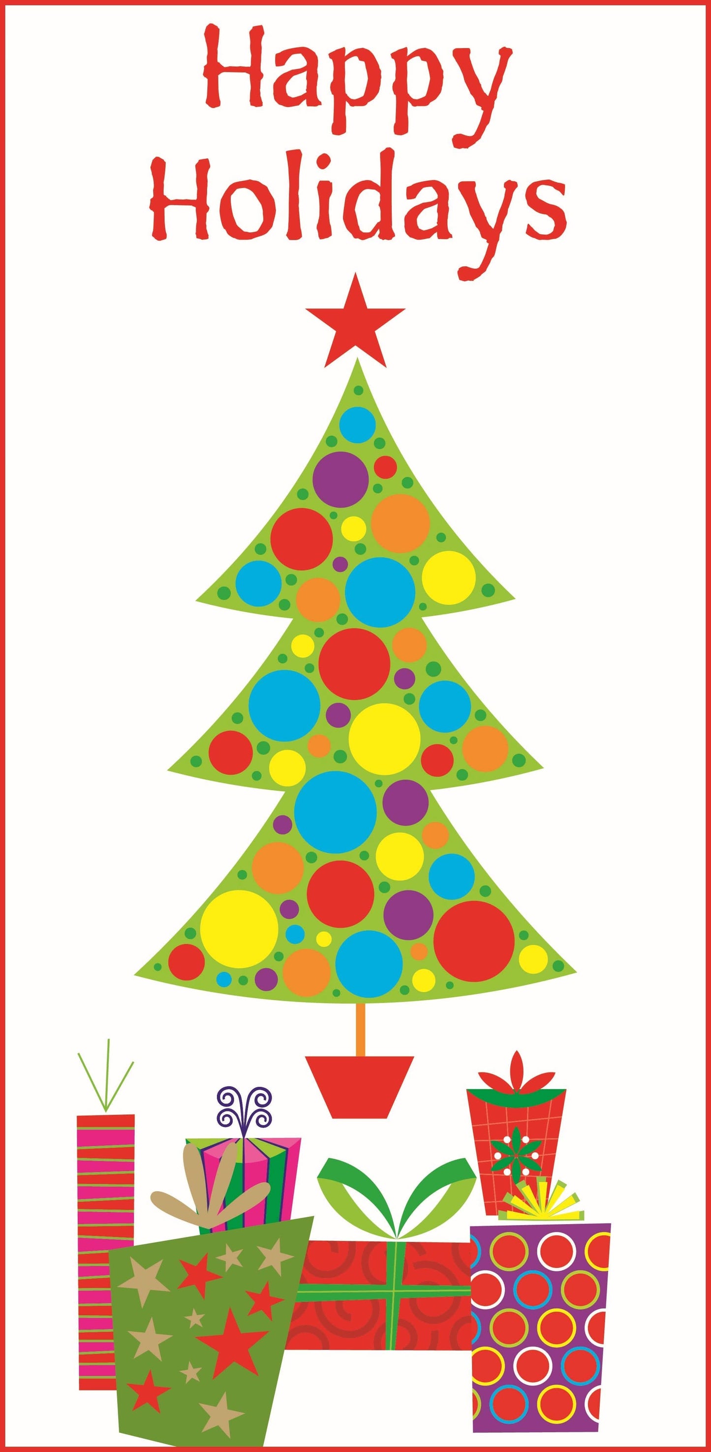 Christmas Morning Single Vinyl Banner
