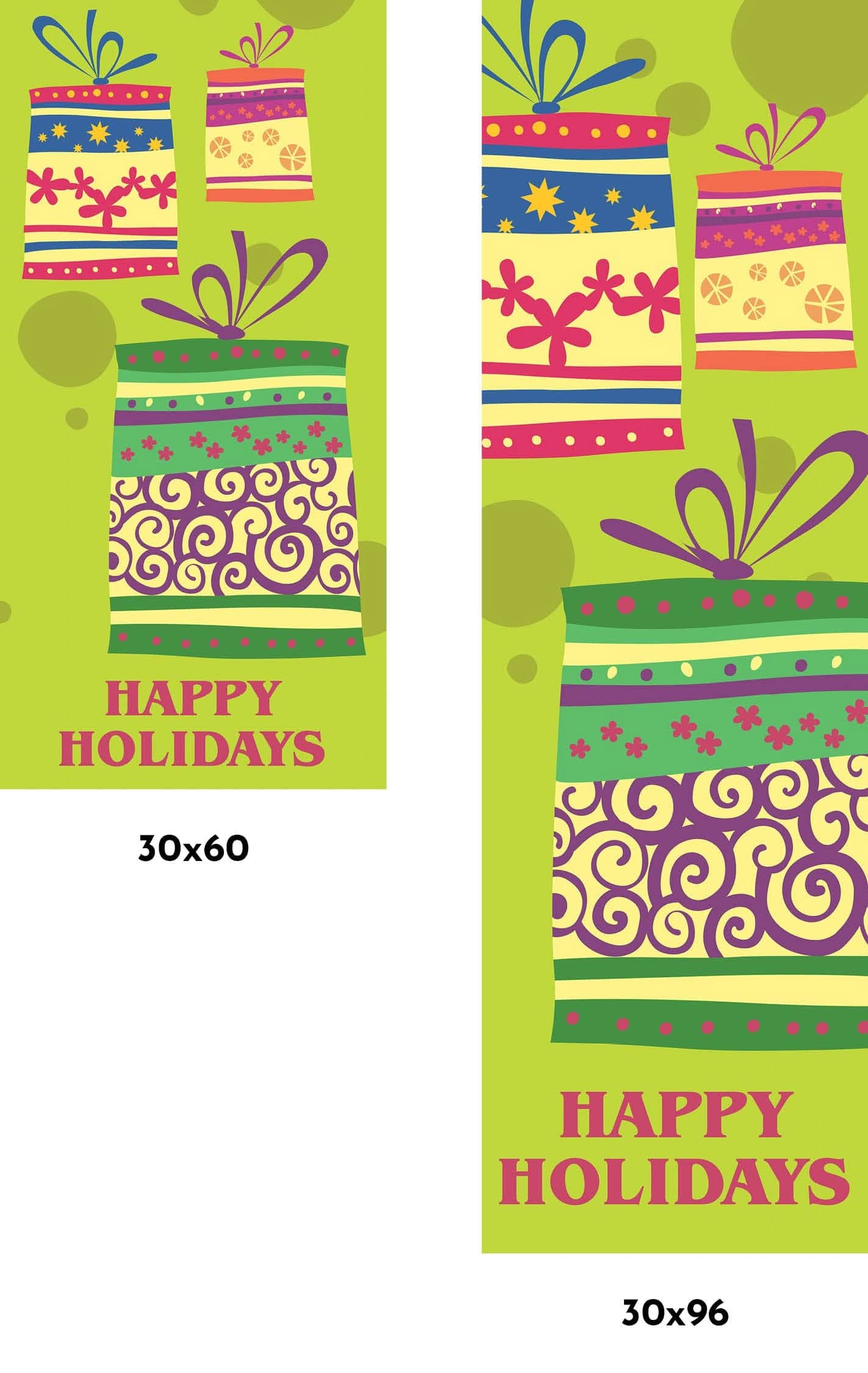 Gift Giving Single Vinyl Banner