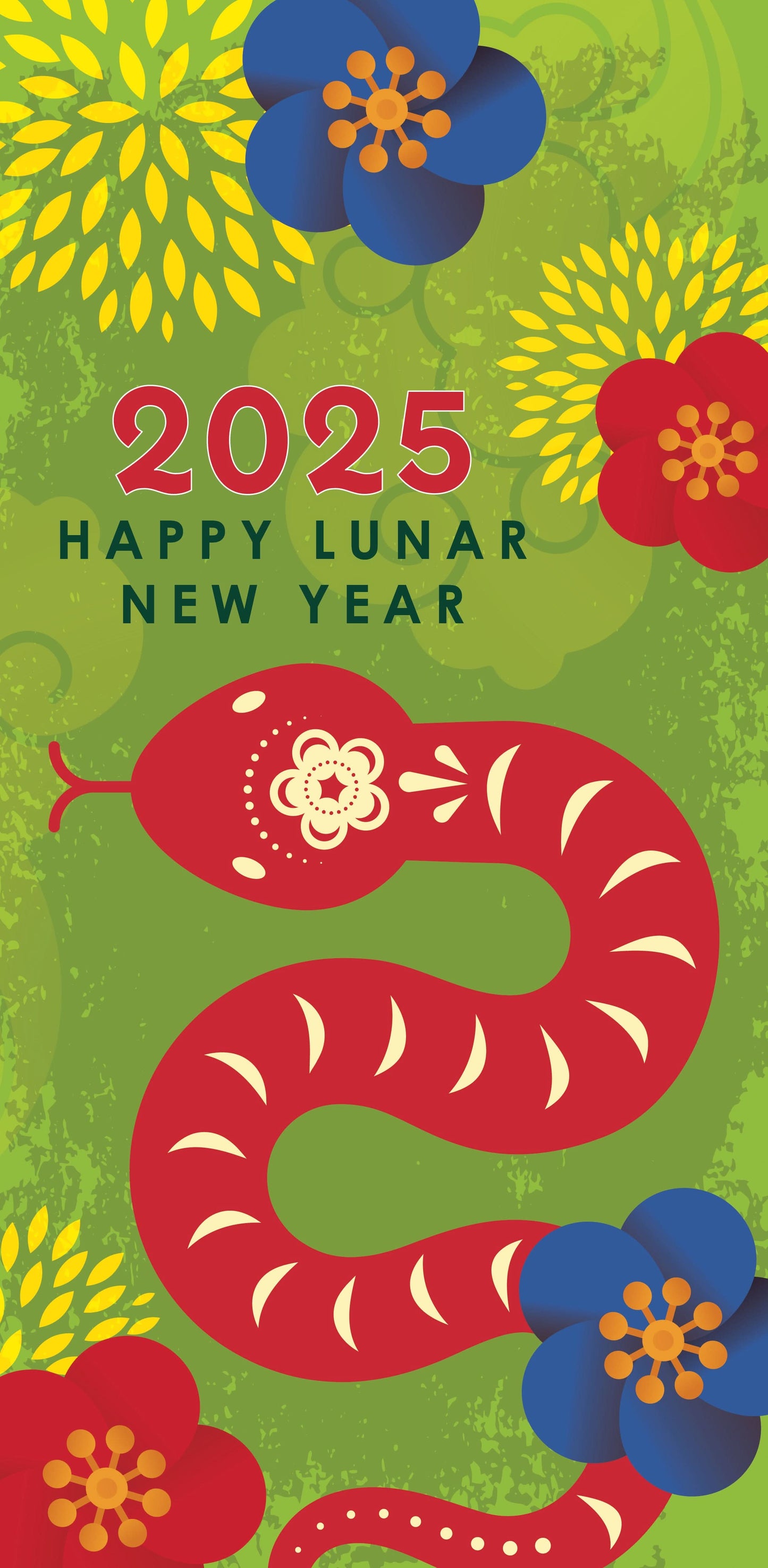 Zen Garden Lunar New Year Single Vinyl Banner