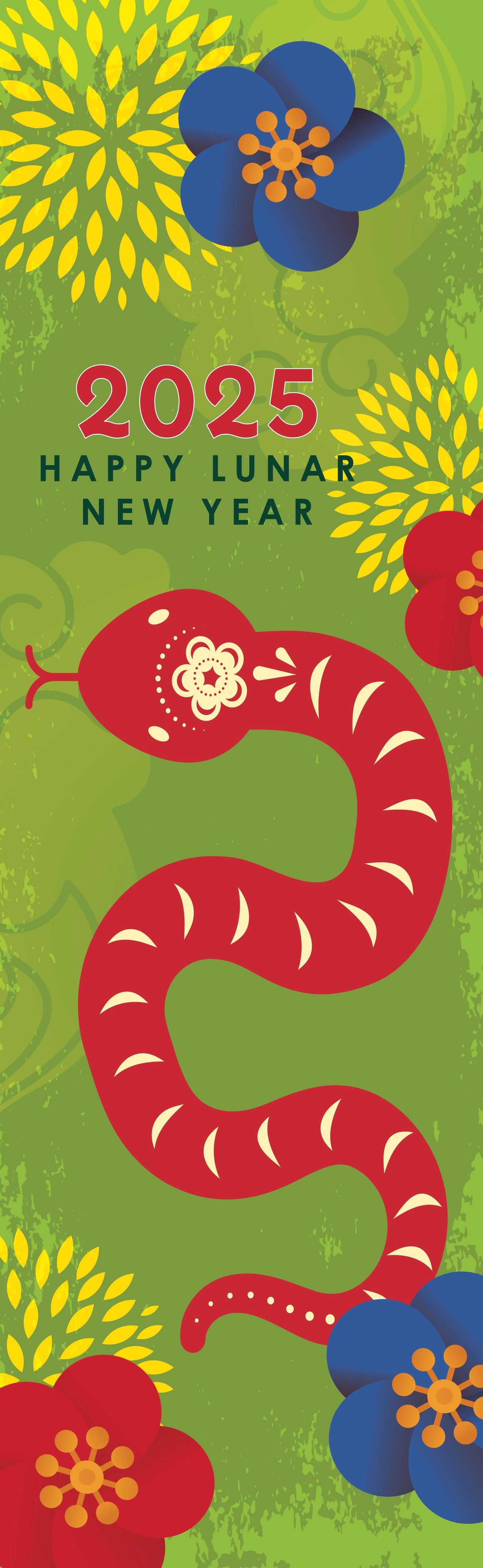 Zen Garden Lunar New Year Single Vinyl Banner