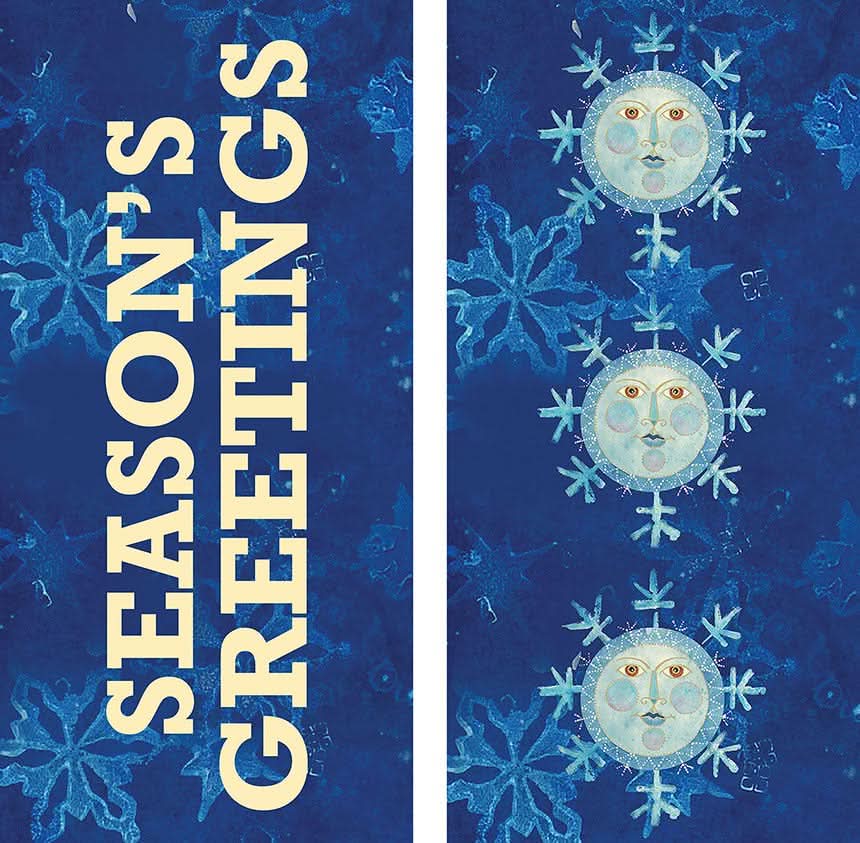 Mr. Snowflake Double Vinyl Banner Set