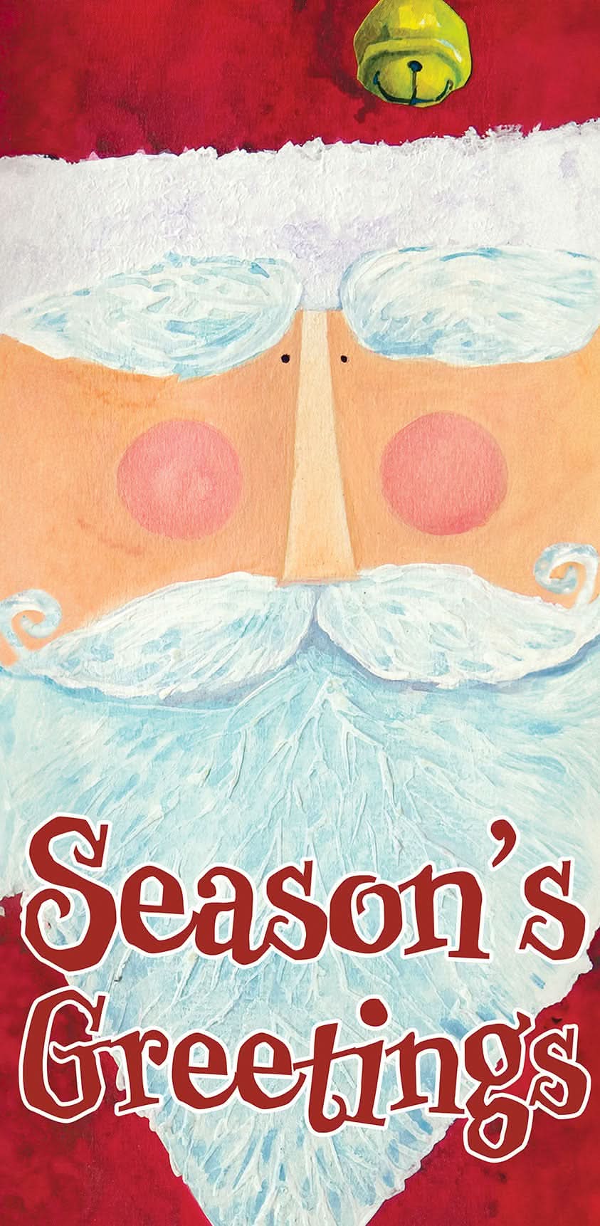 Santa Claus Single Vinyl Banner