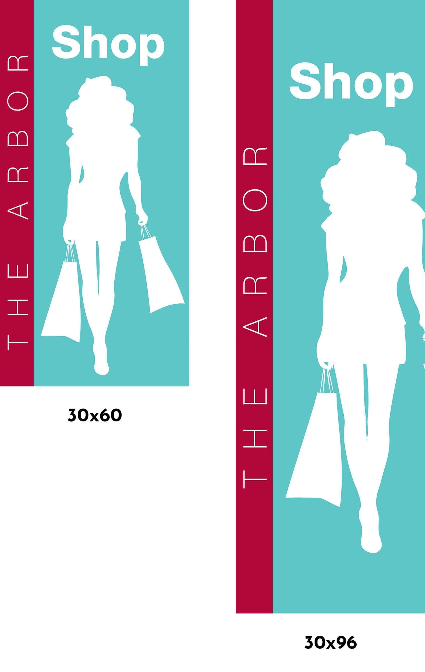 Silhouette Shop Single Vinyl Banner