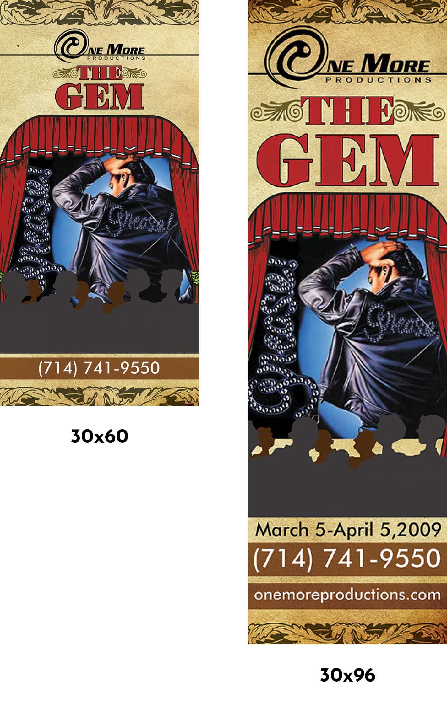 Theater Single Vinyl Banner