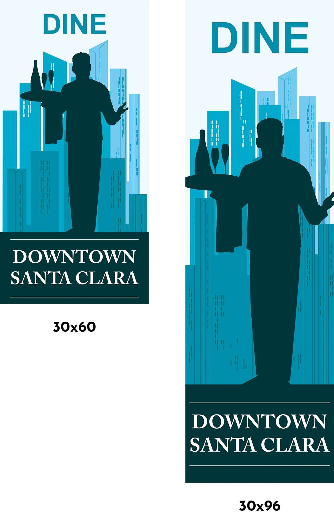 Urban Dine Single Vinyl Banner