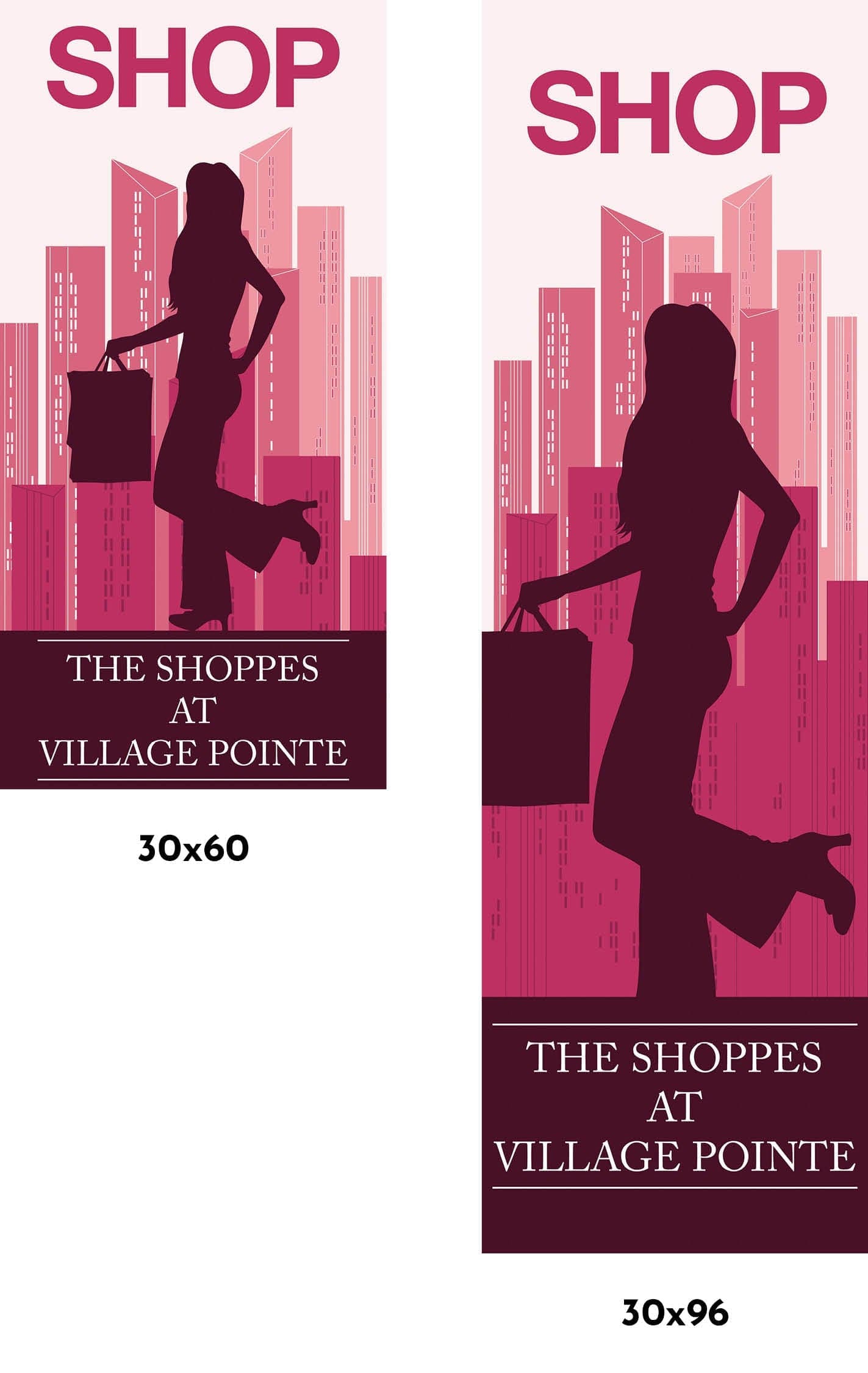 Urban Shop Single Vinyl Banner