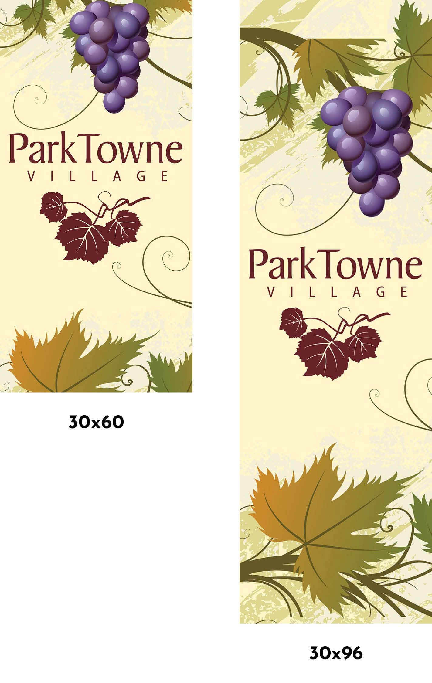 Vineyard Single Vinyl Banner