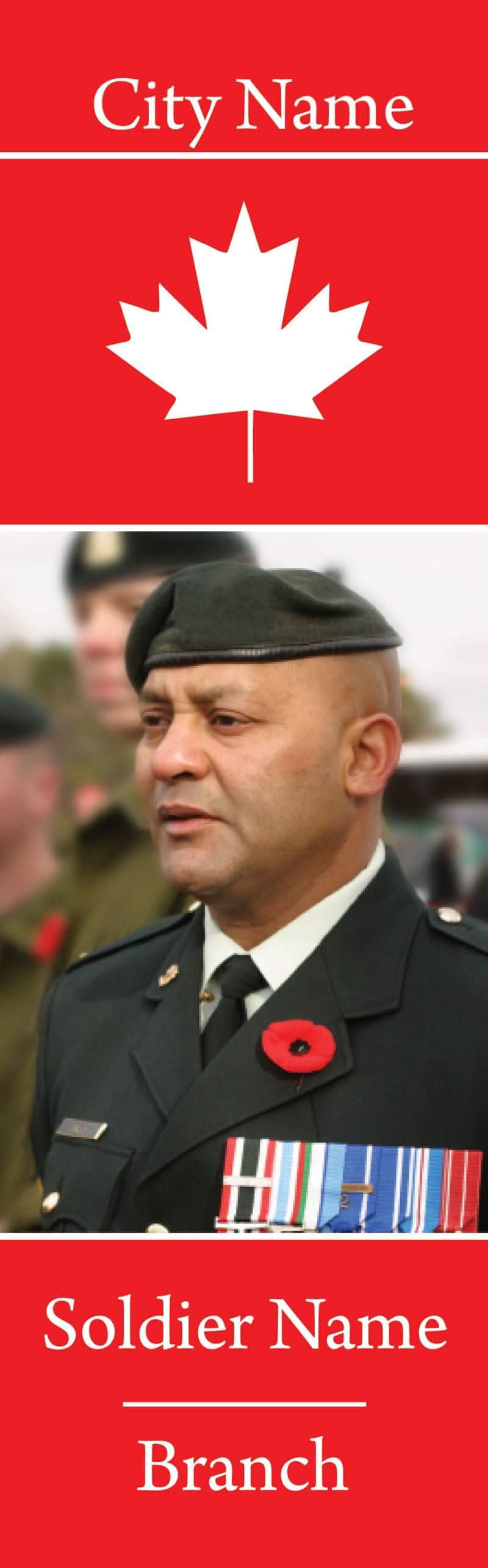 Dekra-Lite - 30" x 60" Canadian Honors Single Vinyl Banner