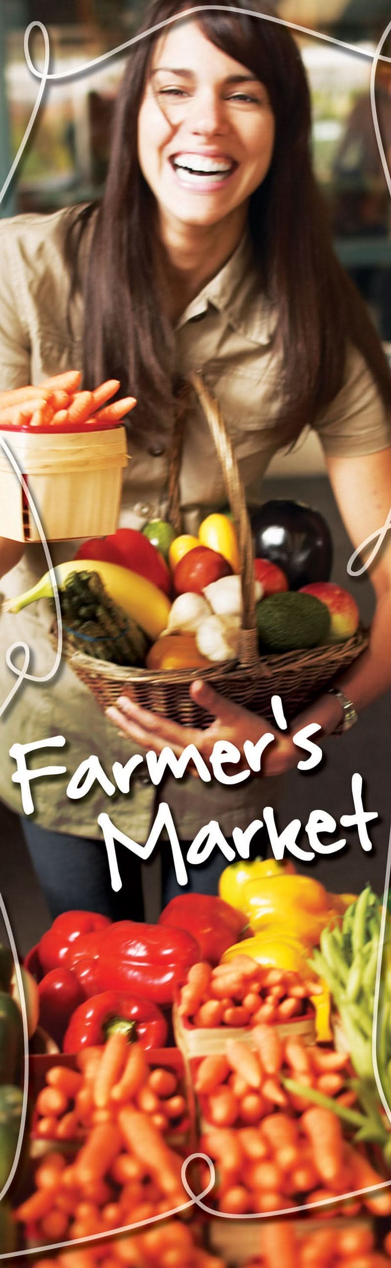 Dekra-Lite 30" x 60" Market Basket Single Vinyl Banner