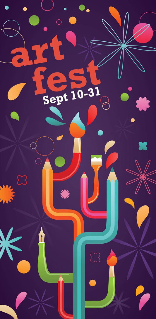 Art Fest Single Vinyl Banner
