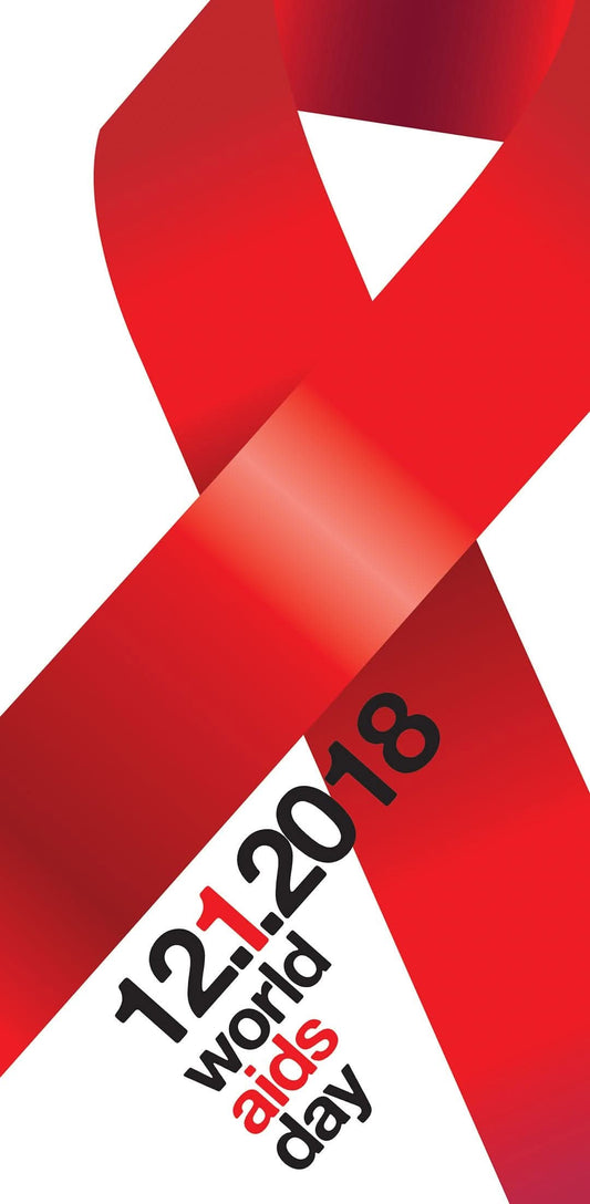 Awareness Red Single Vinyl Banner