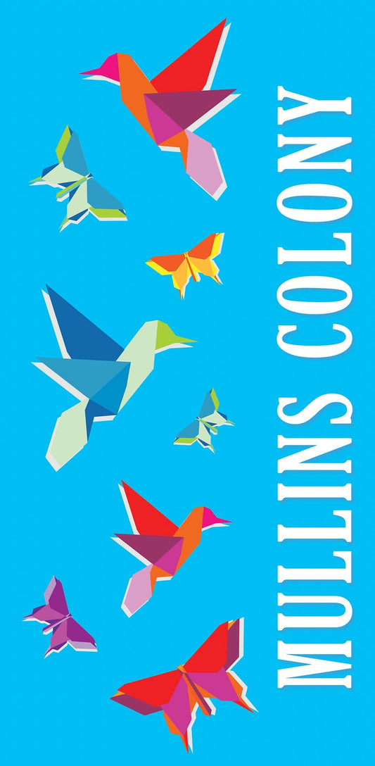 Birds and Butterflies Single Vinyl Banner