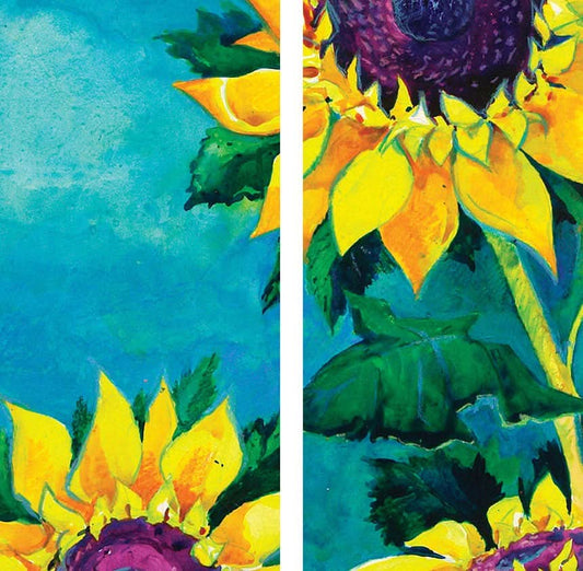 Blooming Double Vinyl Banner Set