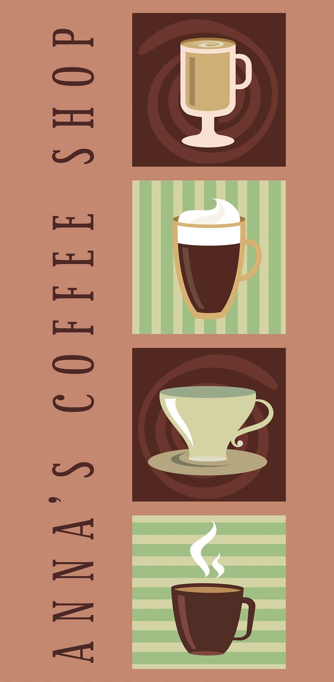 Coffee Shop Single Vinyl Banner
