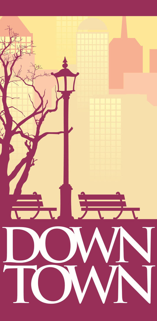 Downtown Single Vinyl Banner