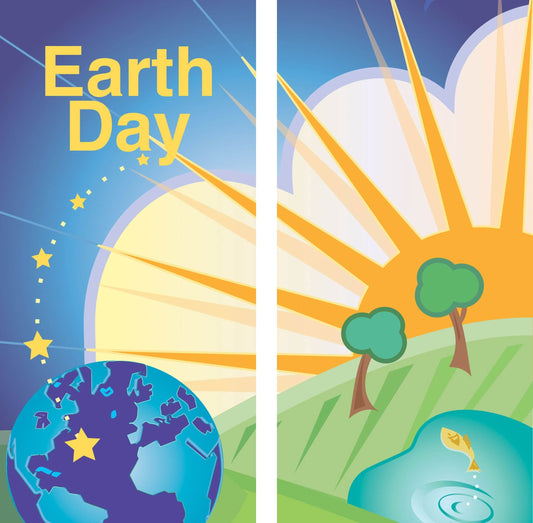 Earth Day Vinyl Double Vinyl Banner Set