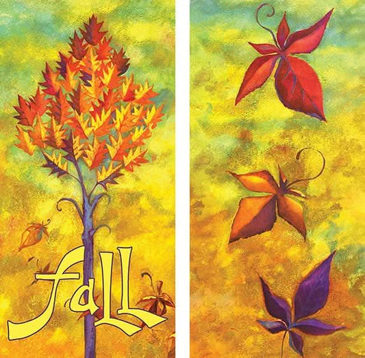 Fall Foliage Double Vinyl Banner Set