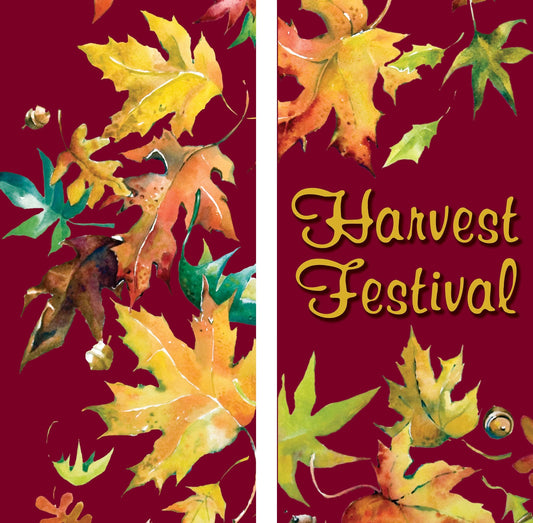 Fall Harvest Double Vinyl Banner Set