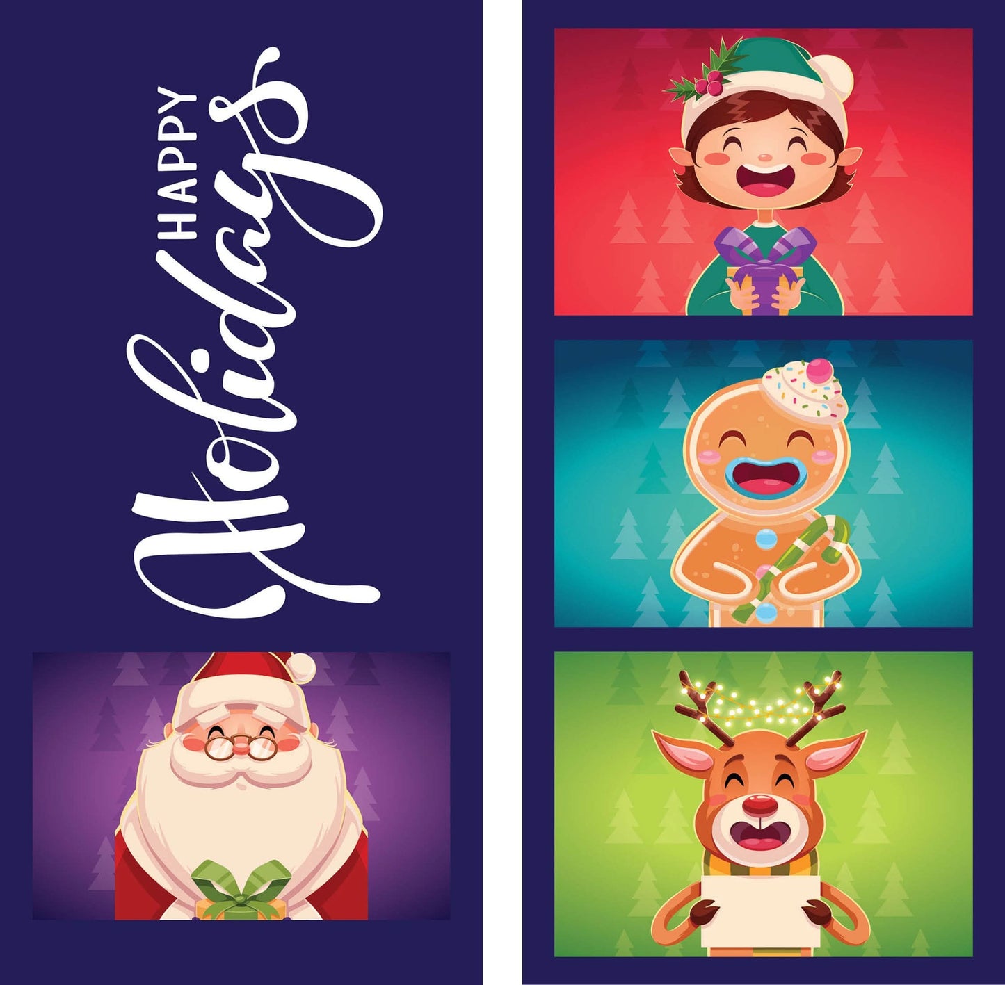 Fun Faces Double Vinyl Banner Set