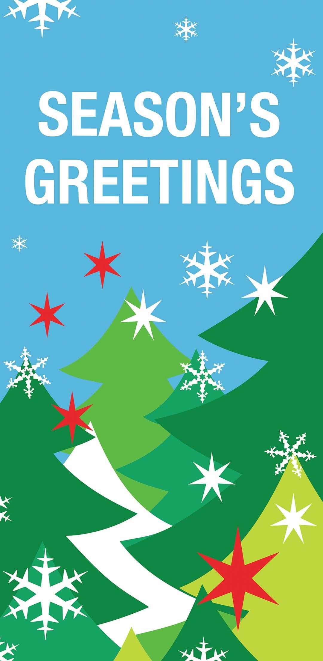 Happy Forest Single Vinyl Banner
