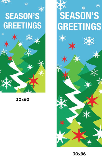 Happy Forest Single Vinyl Banner