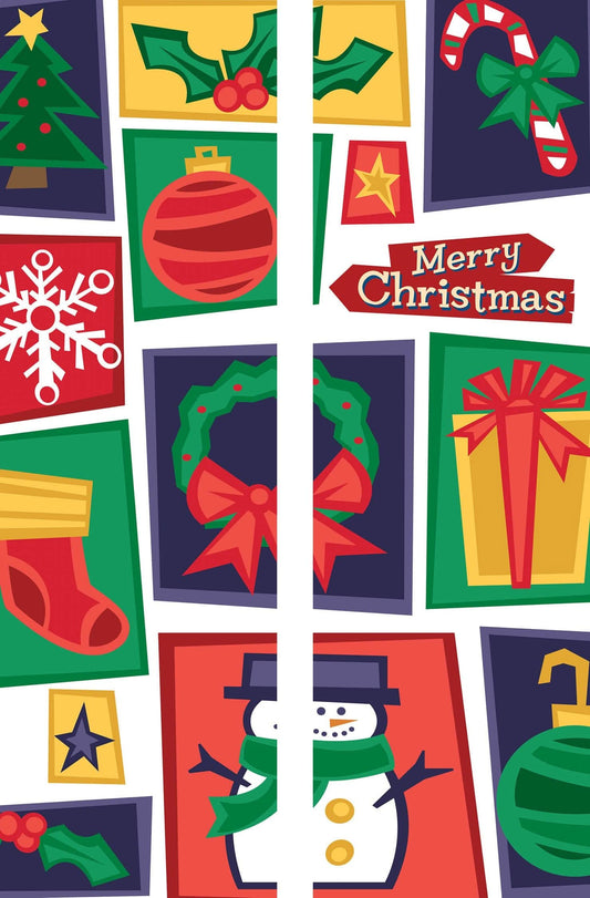 Holiday Mosaic Double Vinyl Banner Set