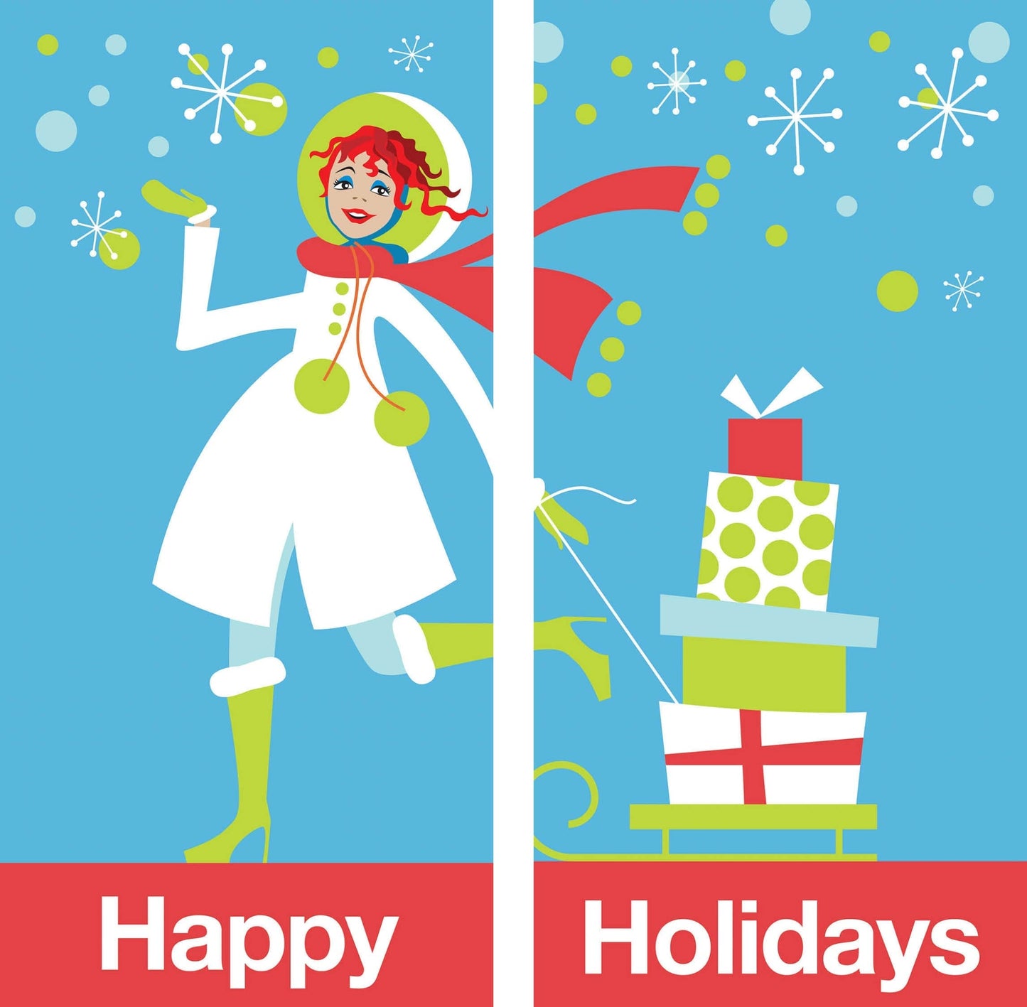 Holiday Shopping Double Vinyl Banner Set
