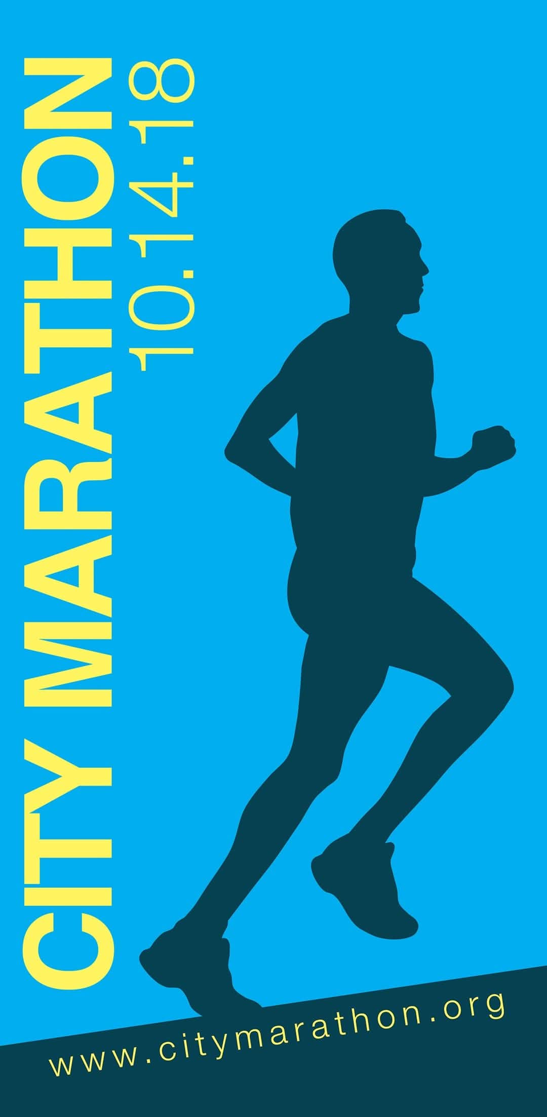 Marathon Single Vinyl Banner