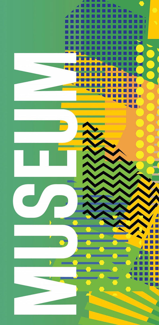 Modern Art Musuem - Green Single Vinyl Banner