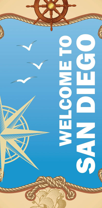 Nautical Single Vinyl Banner