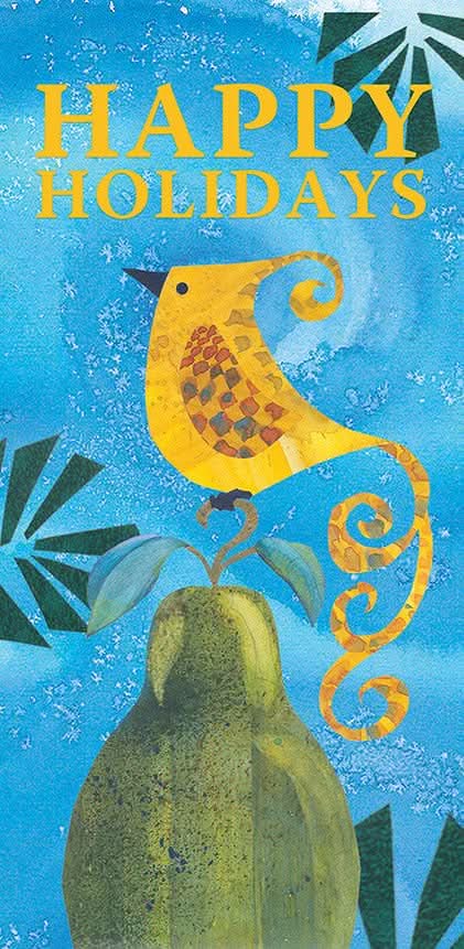 Partridge & Pear Single Vinyl Banner