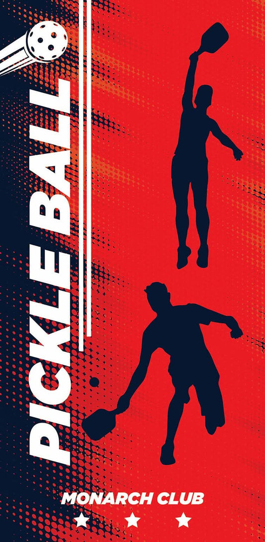 Pickle Ball Single Vinyl Banner