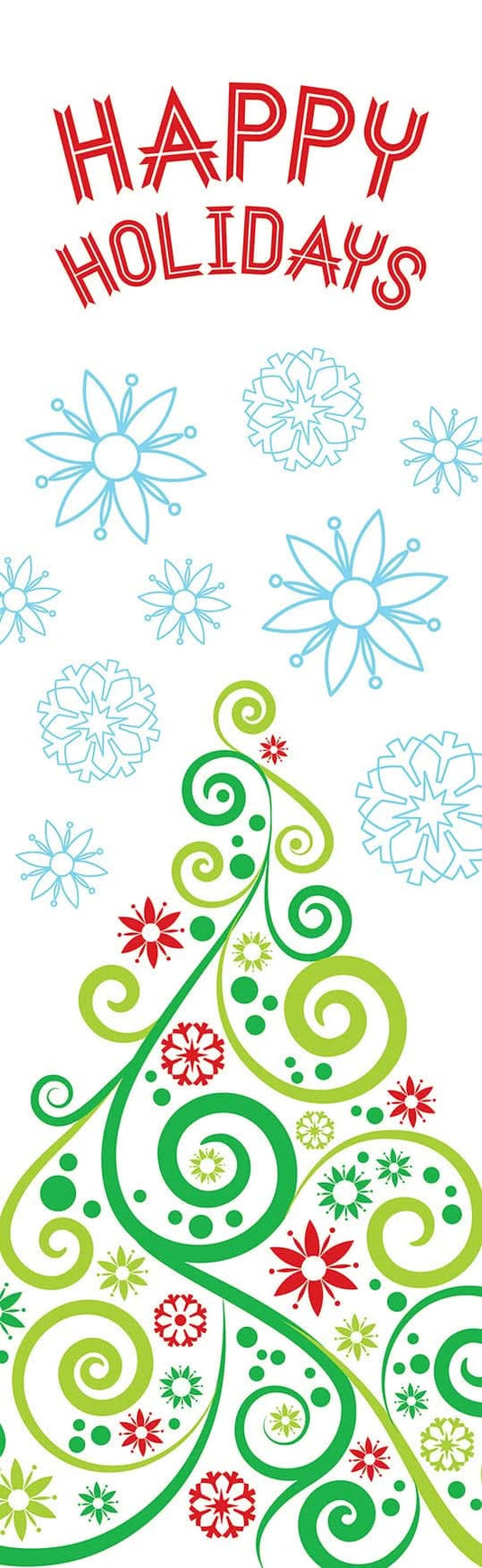 Ribbons Single Vinyl Banner