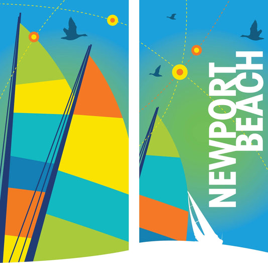 Sails Double Vinyl Banner Set
