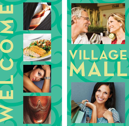 Shopping Mall Double Vinyl Banner Set