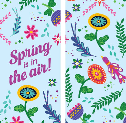 Spring is in the Air! Double Vinyl Banner