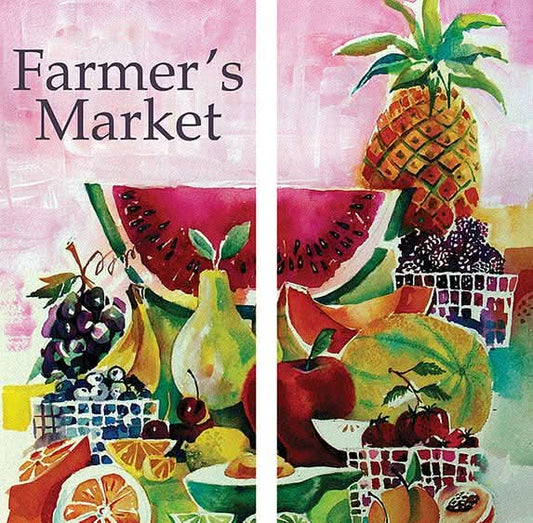 Summer Fruit Double Vinyl Banner Set