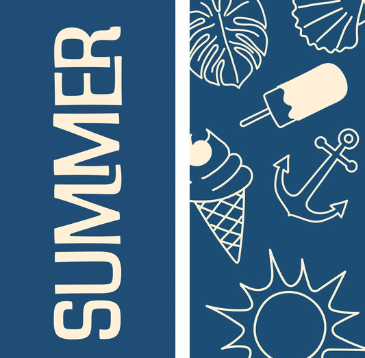 Summer Relaxation Double Vinyl Banner