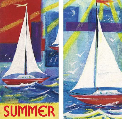 Summer Sailing Double Vinyl Banner Set