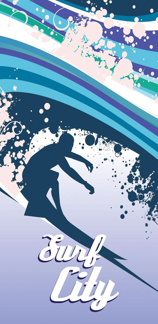 Surf City Single Vinyl Banner