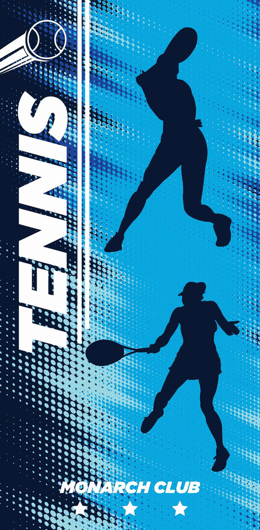 Tennis Single Vinyl Banner