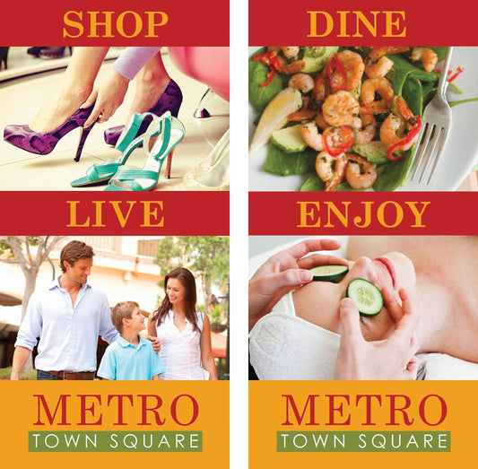 Town Double Vinyl Banner Set