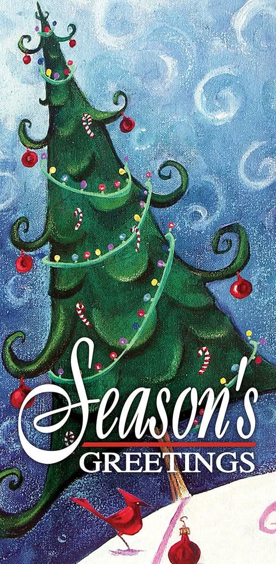 Whimsical Tree Single Vinyl Banner