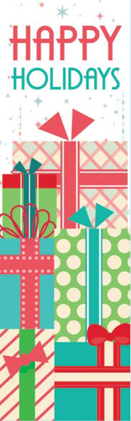 Dekra-Lite 30" X 60" Giftbox Stack Single Vinyl Banner